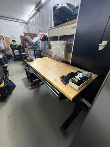 Bancada Husky Ajustável 132cm com 2 Gavetas + Mini Morsa - Importada dos EUA
