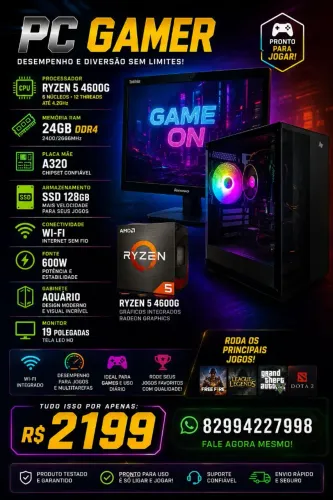 Pc gamer Ryzen 5
