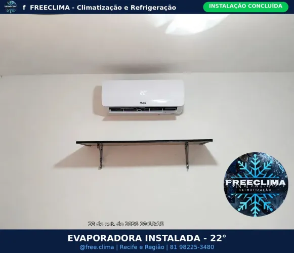 INSTALAÇÃO DE AR CONDICIONADO