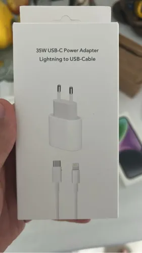 Carregador 35W USB-C para iPhone + Cabo Lightning | Carregamento Rápido