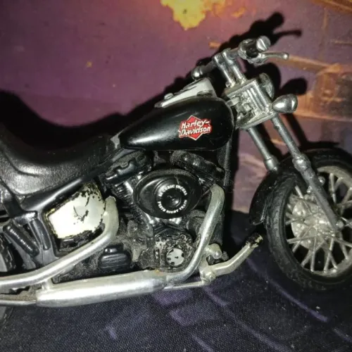 MINIATURA DA MOTO HARLEY DAIVDSON NIGHT TRAIN