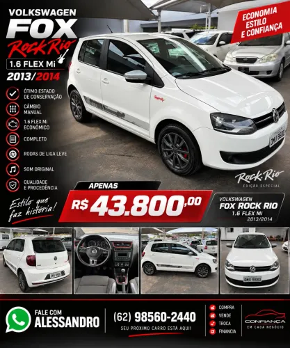 Volkswagen Fox Rock IN RIO 1.6 MI Total Flex 8V 5P 2014