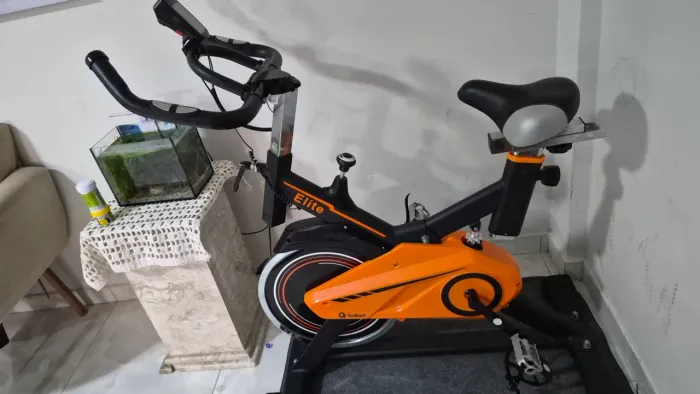 Bicicleta Ergométrica Gallant Elite Spinning Roda de Inércia 13KG até 110KG Mecânica