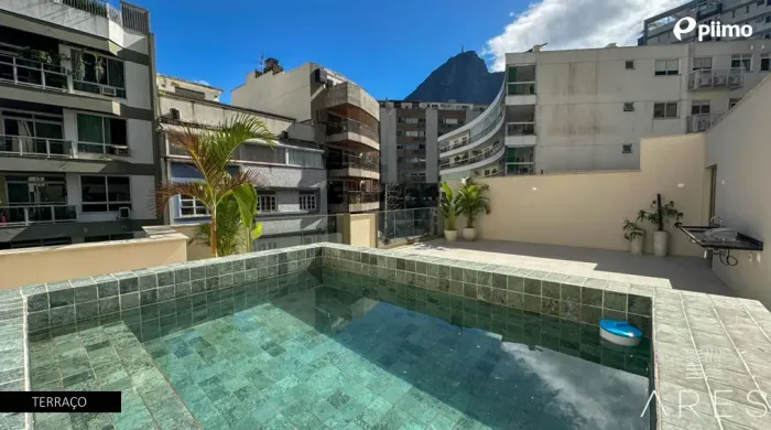 Cobertura Duplex na lagoa Rodrigo de Freitas _ mobiliada  porteira fechada