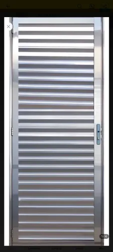 Vendo porta de alumínio 2/10 por 80 semi nova