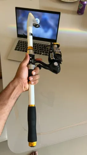 Kit de Pesca - Vara de 3 Metros + Molinete 7000