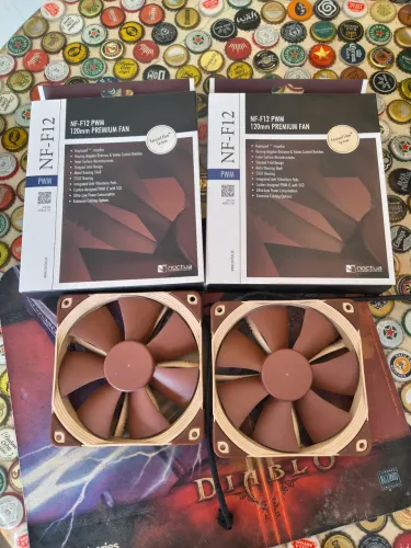 2x cooler FAN Noctua NF-F12 PWM excelente estado