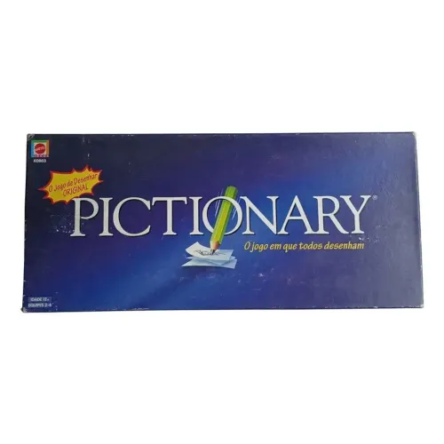 Jogo De Tabuleiro Pictionary Mattel Novo