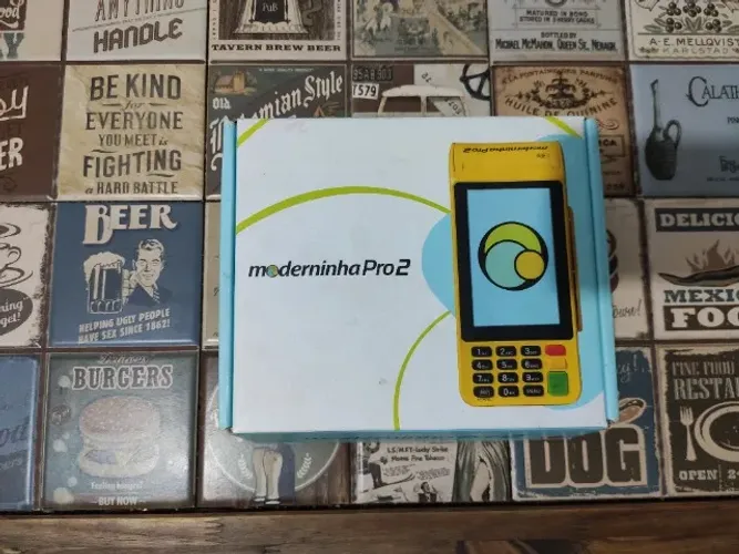 MÁQUINA PAGSEGURO MODERNINHA PRO 2