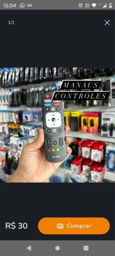 Controle para Tv VG Smart 
