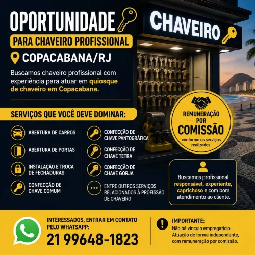 Vaga de chaveiro