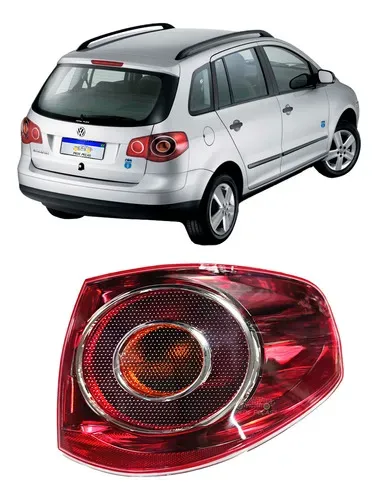 Lanterna Volkswagen Spacefox 2006 2007 2008 2009 2010 Ld Direito/passageiro Vermelho