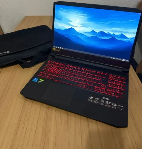 Notebook Gamer Acer Nitro 5 i5 GTX 1650 4GB 16GB RAM 512GB SSD 15,6" Full HD IPS
