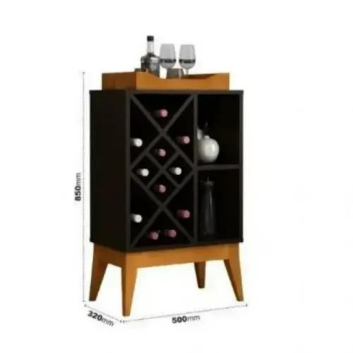 Bar Adega 50cm Bali - Edn Móveis