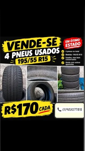 Vendo pneus em bom estado no precinho