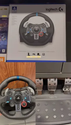 VOLANTE LOGITECH G29 + PEDALEIRA - PS5/PS4/PC