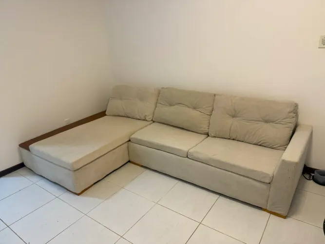 Vendo Sofá 4 Lugares Modular Chaise Living - Usado ACEITO PROPOSTA