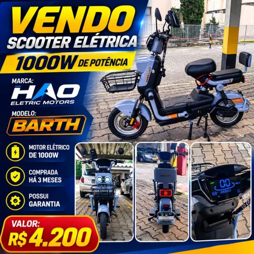 Vendo scooter elétrica autopropelido 1000w