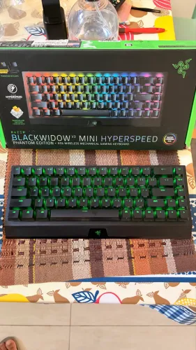 Teclado Razer Blackwidow v3 Mini Hyperspeed (Switch Amarelo)