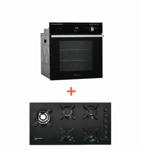 Fogão + Forno Brastemp