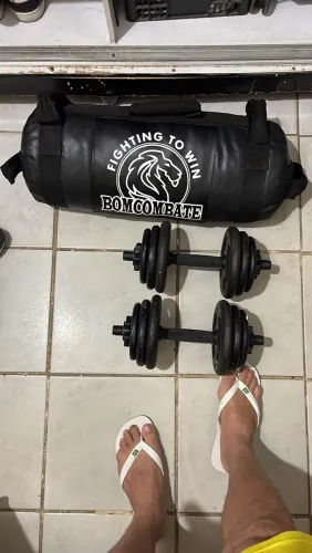 Kit musculação de academia