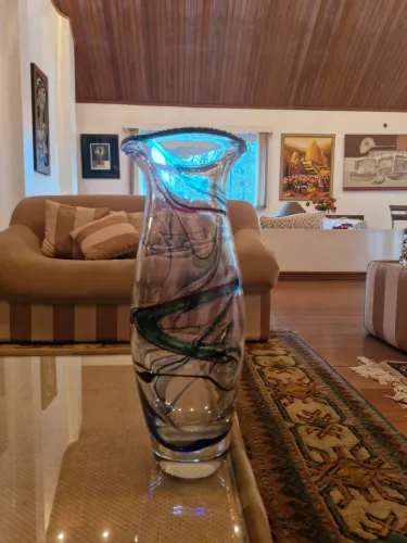 LINDO VASO DE MURANO.