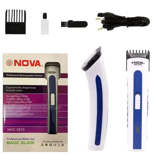Aparador de Pelos Recarregável Nova Magic Blade NHC-3915 (Novo)