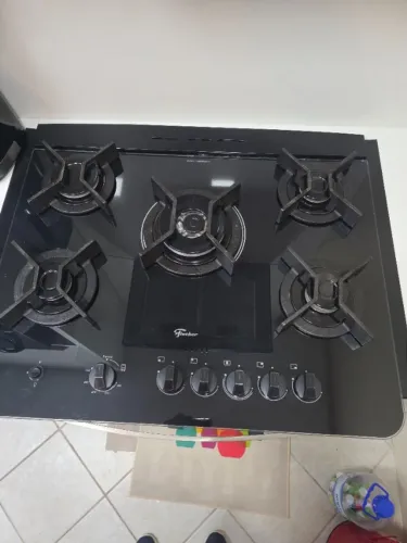 Fogão de embutir com forno Gran cheff Fischer
