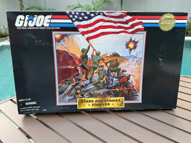 Gi Joe Stars and Stripes Forever Box Set 15th Anniversary - 1997 - Comandos em ação