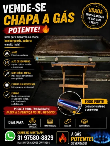 CHAPA INDUSTRIAL A GÁS TEDESCO 