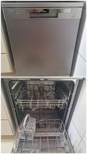 Lava louças midea 14 serviços 110v cinza
