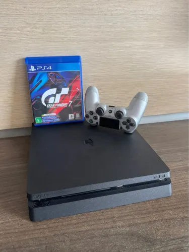 PS4 SLIM 1T + 1 CONTROLE + JOGO