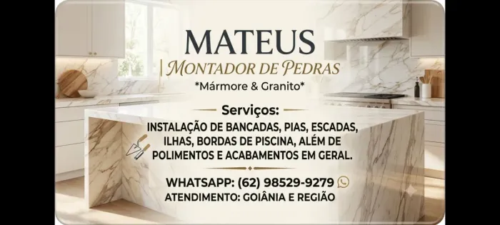 Procuro ajudante pra montar bancada de granito