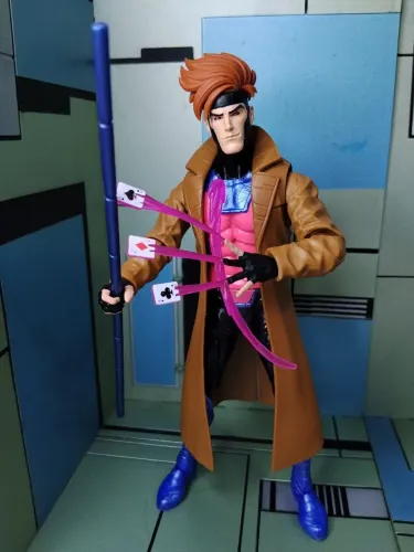 Figura De Ação Gambit Marvel Legends Series X-Men 97 Hasbro 15cm