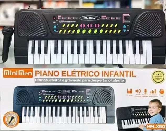 TECLADO PIANO MUSICAL INFANTIL MINIMEM MM XGQ