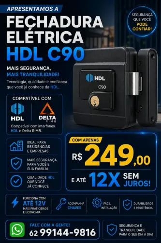 PROMOÇÃO FECHADURA ELETRICA 