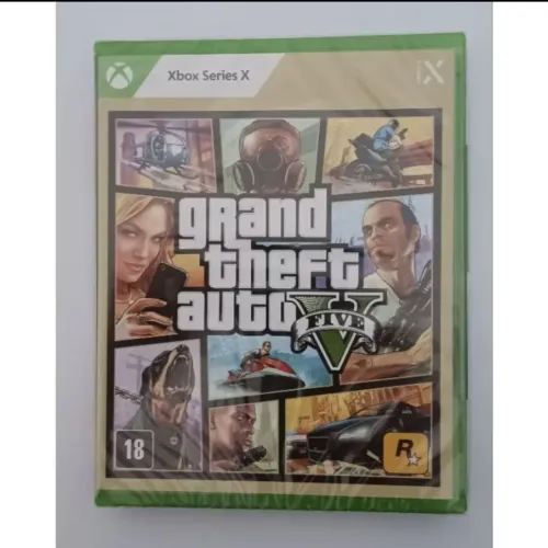 GTA V - Xbox Series X - NOVO LACRADO