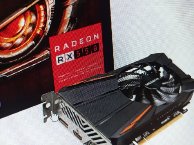 Placa de vídeo Redeon RX550/550 séries 2GBytes