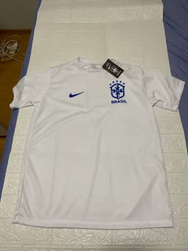 Camiseta Brasil DryFit - Branca