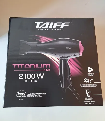 Secador profissional TAIFF 110V 2100W Pink<br>