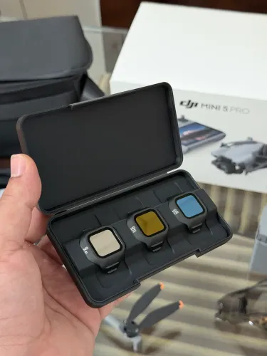 KIT FILTROS/ LENTES ORIGINAIS MINI 5 PRO - IMPECÁVEL 