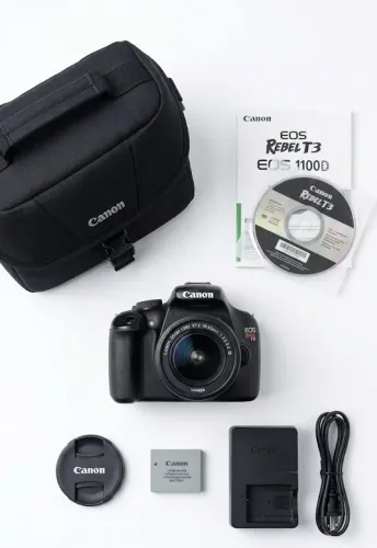 Kit Cânon EOS Rebel T3 DSLR