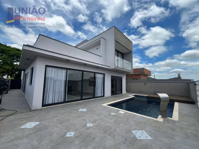 Sobrado com 3 suítes para alugar, 300 m² por R$ 14.130/mês - Terra Magna - Indaiatuba/SP