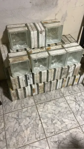 Tijolo de vidro transparente 