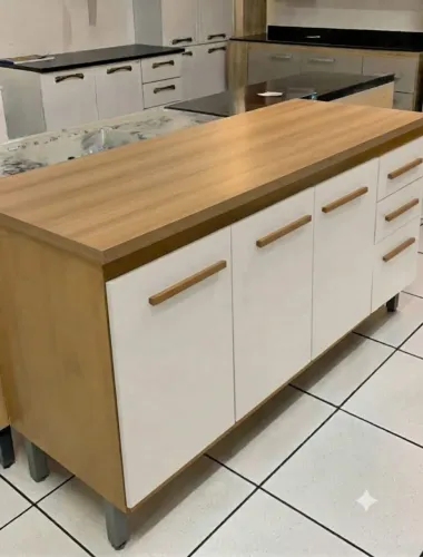Balcão inteza tampo fechado 160cm novo a pronta entrega