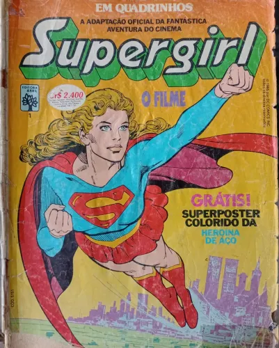 Revista de quadrinhos: Supergirl, O Filme
