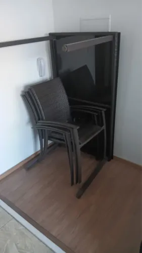 Mesa de vidro 4 lugares