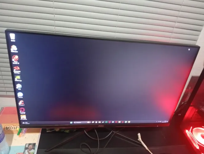 Monitor gamer AOC 100hz IPS 26polegadas 