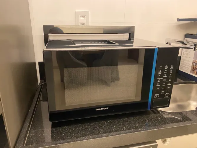 Micro-ondas Brastemp de Embutir 32 Litros Preto  - BM146AE 110V NUNCA FOI USADO 