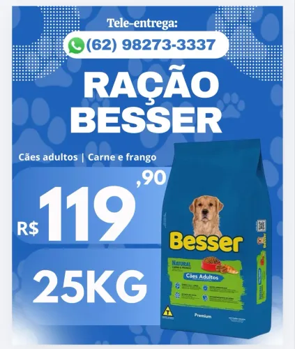 Ração besser 25kg